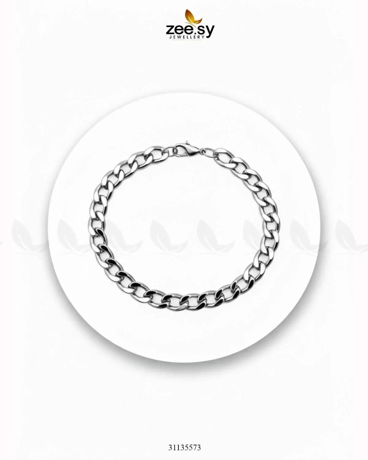 Empress Medium Chain Bracelet for Men Silver - Zeesy Jewellery