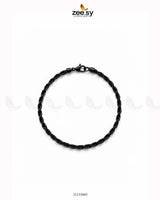 Storm Small Rope Bracelet for Men Black - Zeesy Jewellery