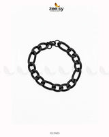 Nova Medium Cheeky Bracelet for Men Black - Zeesy Jewellery