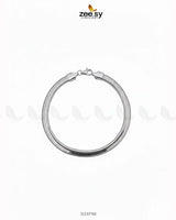 Classic Medium Herringbone Bracelet for Men Silver - Zeesy Jewellery