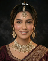 Anarkali Faux Pearl Bridal Set - Zeesy Jewellery