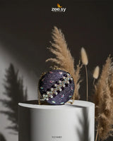 Artisan Crystal Pearl Clutch Bag - Zeesy Jewellery