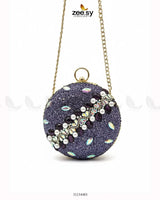 Artisan Crystal Pearl Clutch Bag - Zeesy Jewellery
