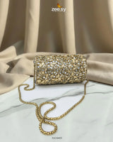 Bella Ferozah Leaf Clutch Bag - Zeesy Jewellery