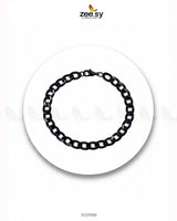 Empress Medium Chain Bracelet for Men Black - Zeesy Jewellery
