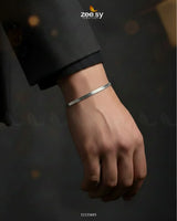 Classic Small Herringbone Bracelet for Men - Zeesy Jewellery