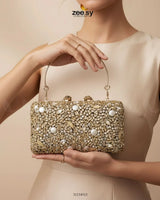 Elegant Ruby Crystal Clutch Bag - Zeesy Jewellery