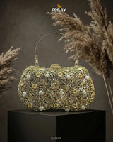 Emerald Baroque Pearl Clutch Bag - Zeesy Jewellery