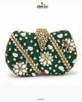 Emerald Baroque Pearl Clutch Bag - Zeesy Jewellery