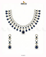 Golden Halo Cascading Necklace Set