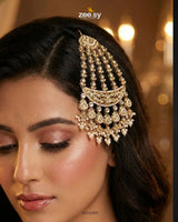 Bloom Pearl Bridal Jhumar - Zeesy Jewellery