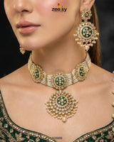 Mehar Pearl Kundan Choker Set