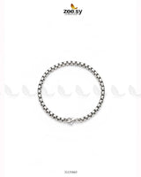 Mono Round Small Box Bracelet for Men Silver - Zeesy Jewellery