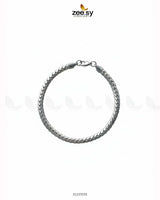 Moon Small Lace Bracelet for Men Silver - Zeesy Jewellery