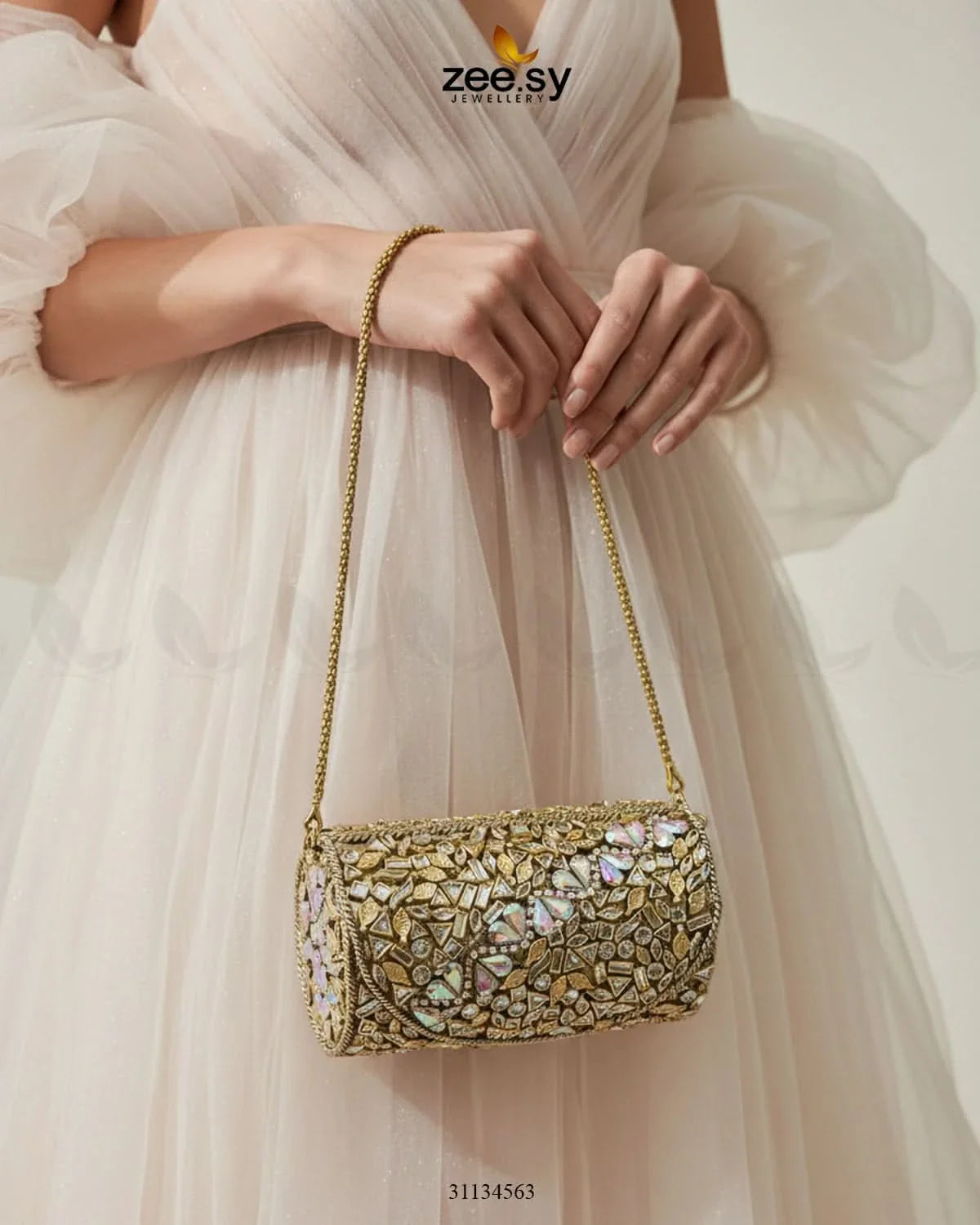 Rich Leaf Vine Clutch Bag - Zeesy Jewellery