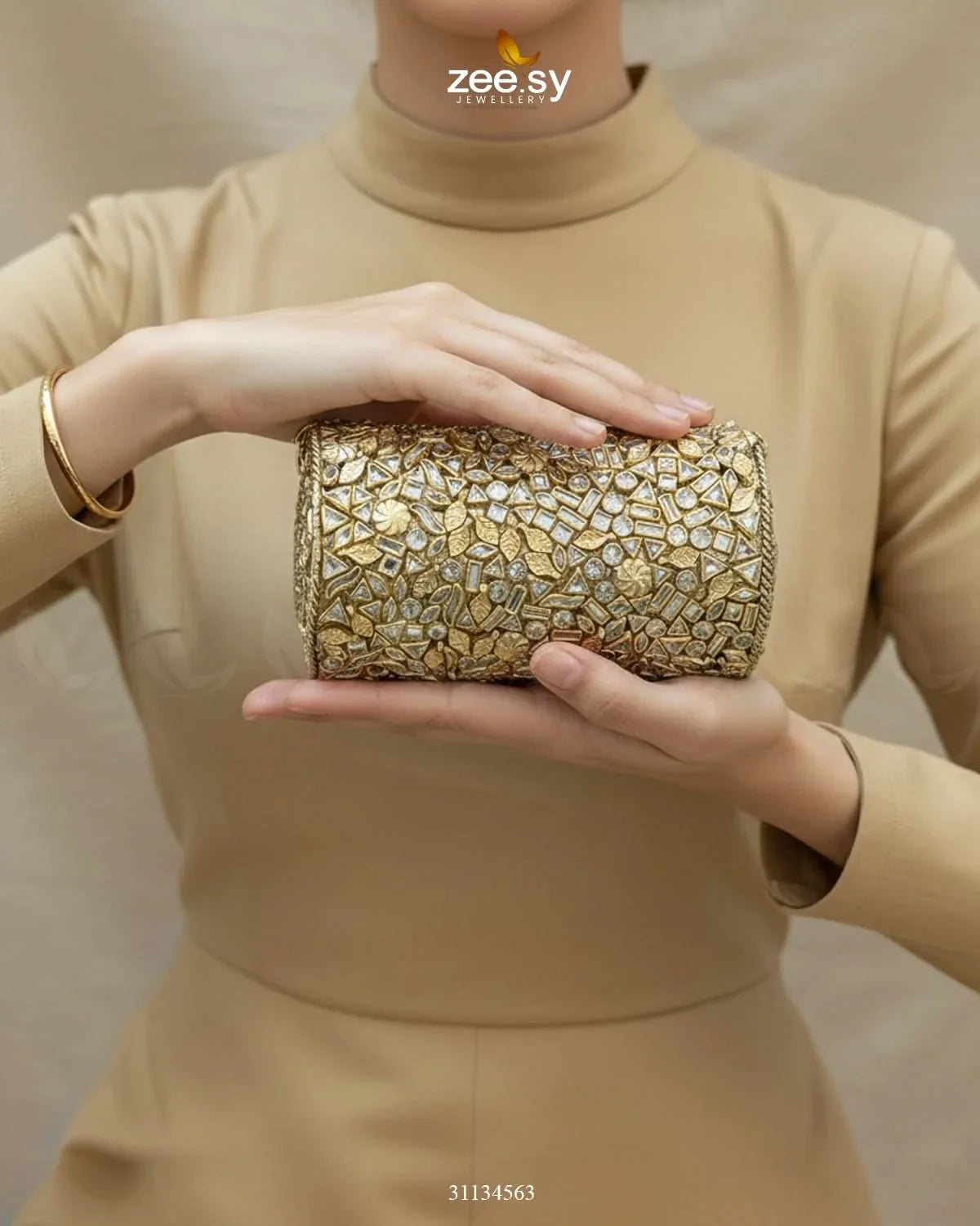 Rich Leaf Vine Clutch Bag - Zeesy Jewellery