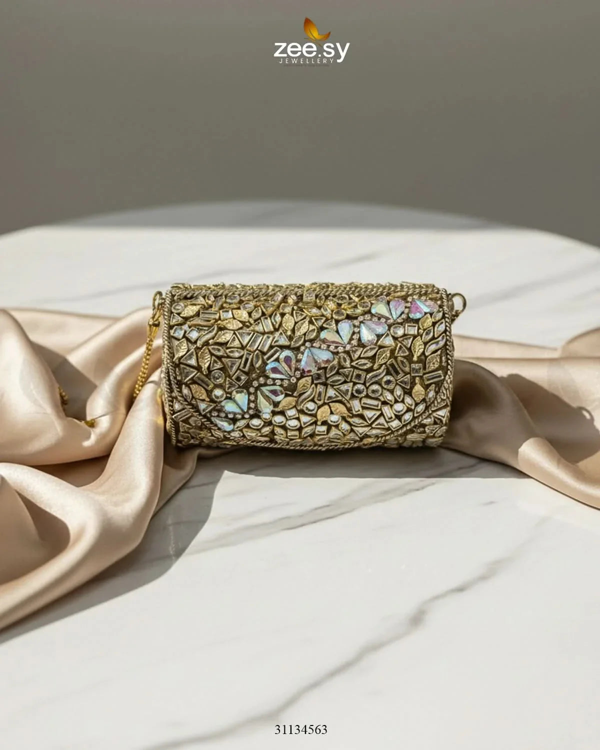 Rich Leaf Vine Clutch Bag - Zeesy Jewellery