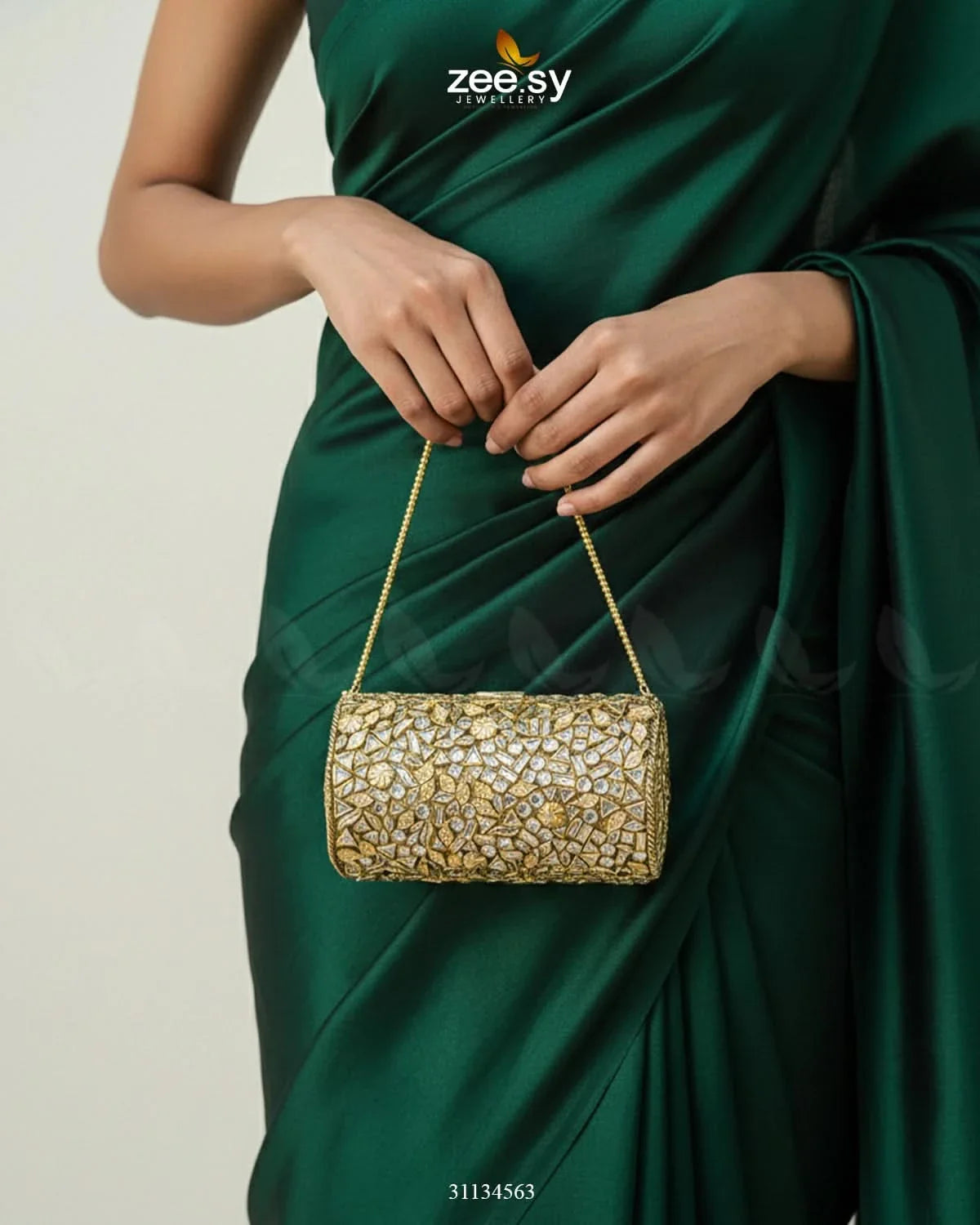 Rich Leaf Vine Clutch Bag - Zeesy Jewellery