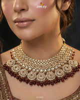 Royal Flower Kundan Bridal Set - Zeesy Jewellery