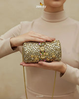 Royal Heritage Floral Clutch Bag - Zeesy Jewellery