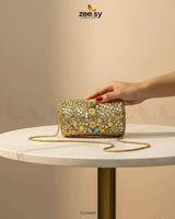 Royal Heritage Floral Clutch Bag - Zeesy Jewellery