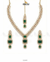 Square Leaf Vine Necklace Set