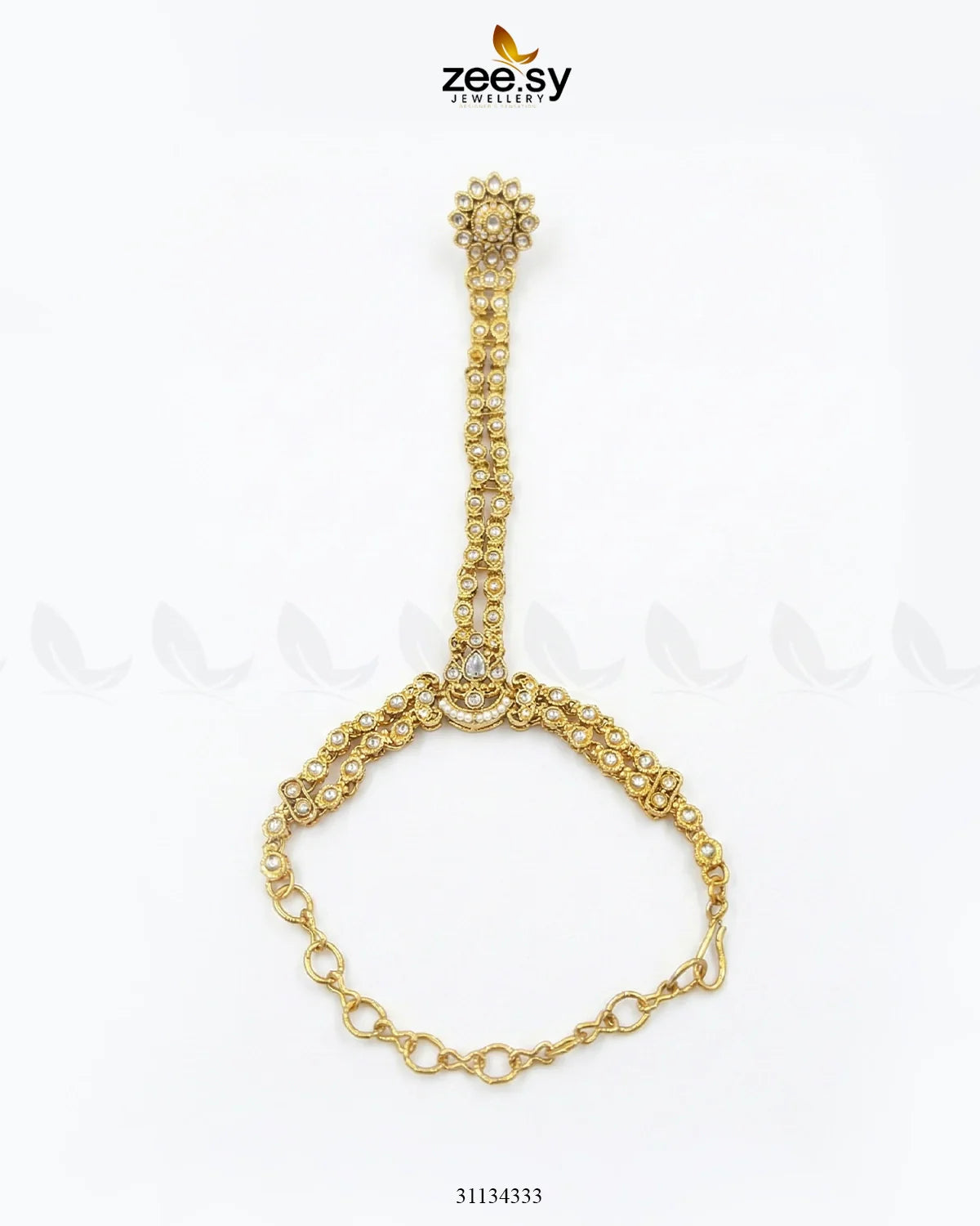 Zarmina Floral Kundan Anja Bracelet